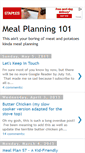 Mobile Screenshot of mealplanning101.com
